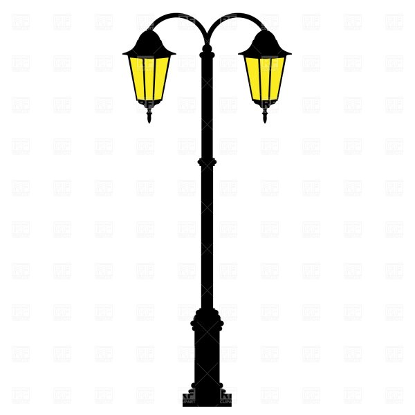 Цветной уличный фонарь для детей