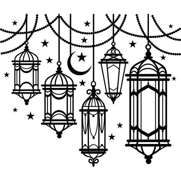 Фонарь рисовать