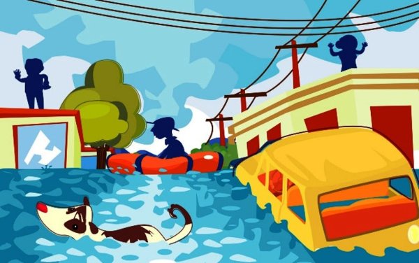 Наводнение для детей