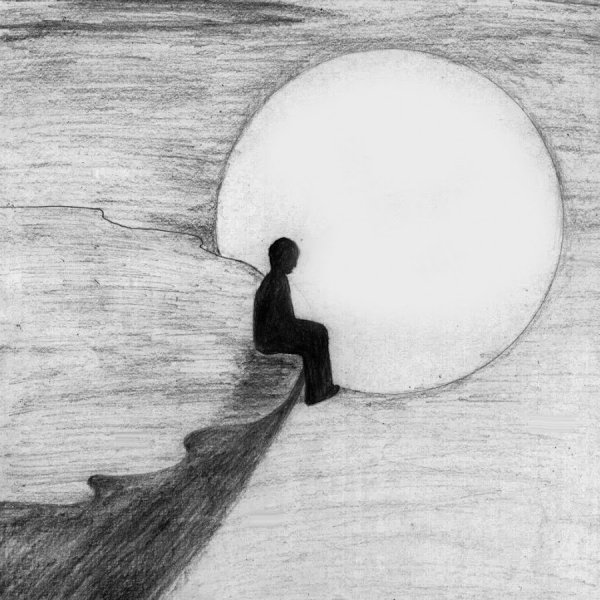 Грустные рисунки для срисовки со смыслом