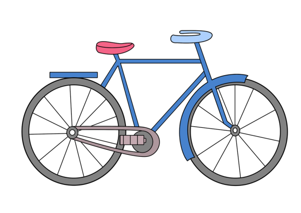 Нарисовать велосипед