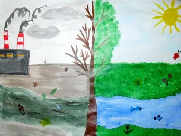 Рисунок берегите воздух