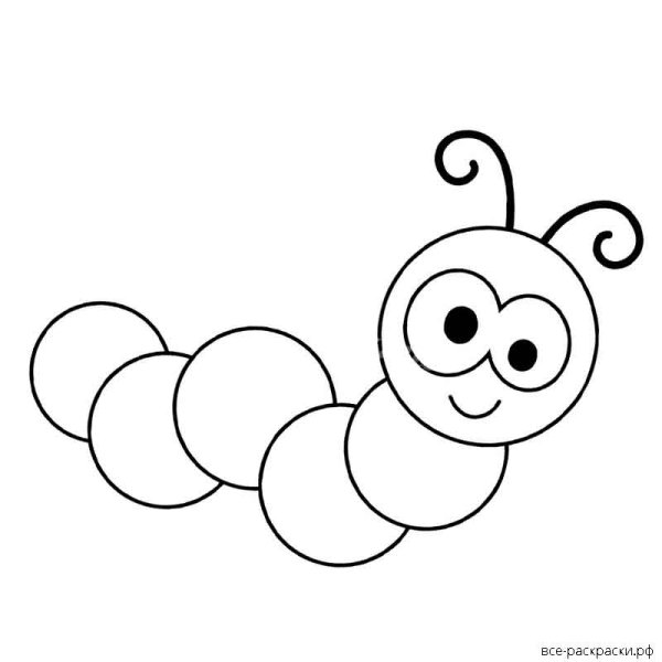 Гусеница для детей