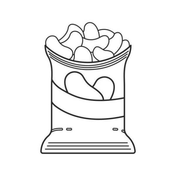 Чипсы в тарелке рисунок