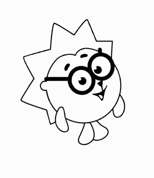 Вышивка крестом Смешарик Крош схема