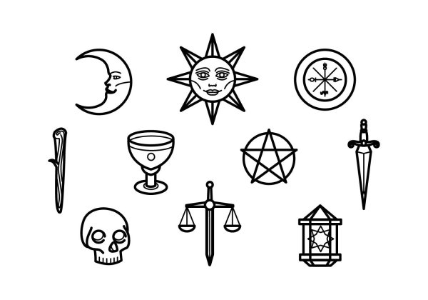 Кубки пентакли жезлы мечи