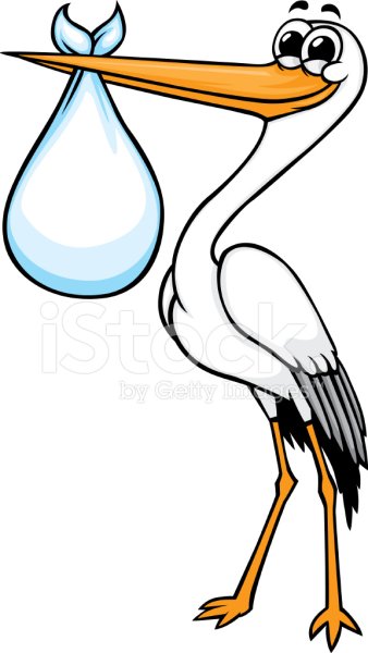 Аист с мешком