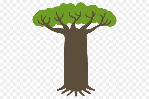 Баобаб без фона