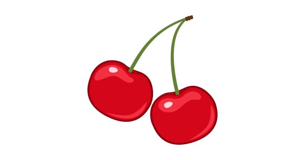 Вишня стикер