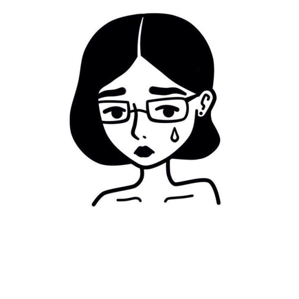 Рисунки для срисовки черно белые грустные