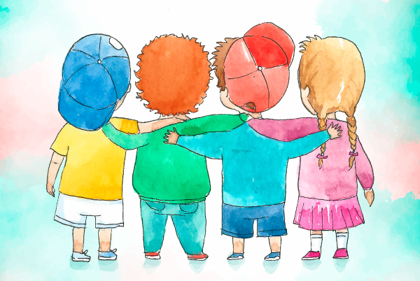 Иллюстрация на тему Дружба