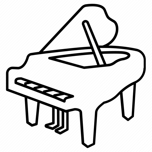 Пианино контур