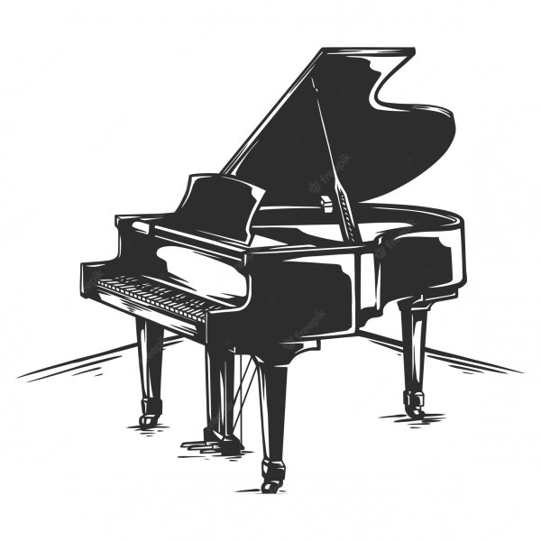 Клавишные музыкальные инструменты раскраска