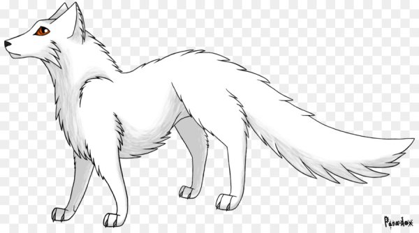 Песец для рисования