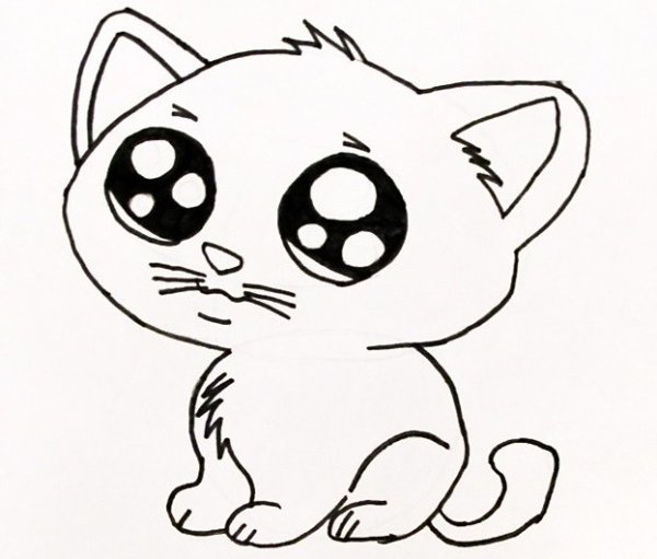 Кошечка рисунок