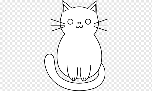 Рисунки котят для срисовки