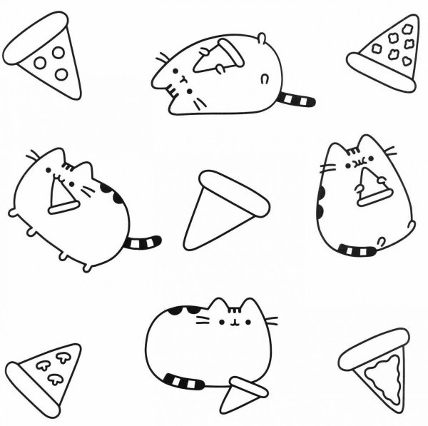 Тату кошка эскизы