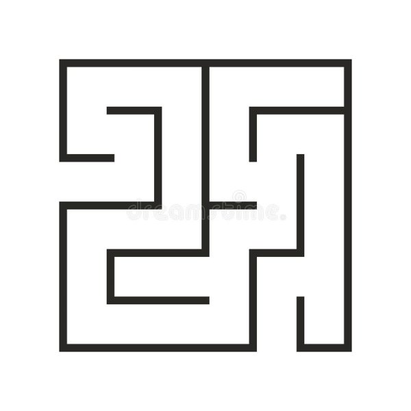 Схема Лабиринта для детей простая