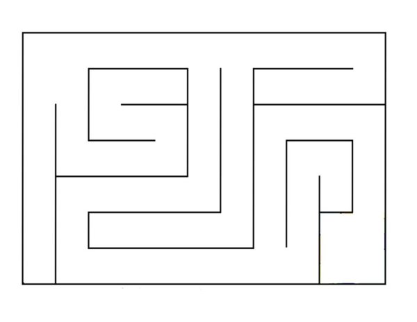 Лабиринт для детей вектор