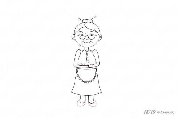 Бабушка рисунок