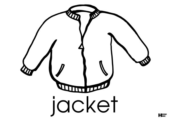 In down Jacket illustration