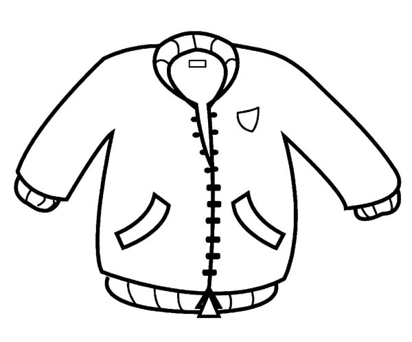 Нарисовать куртку