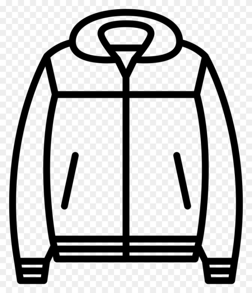 Трафарет куртка для детей