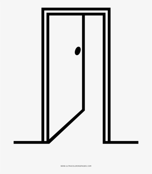 Векторное изображение дверь