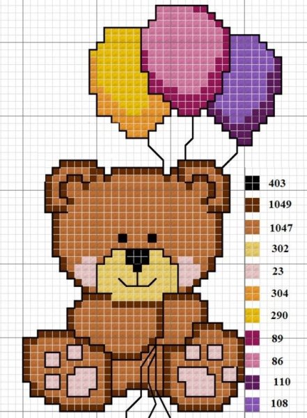 Рисунки для вышивки крестиком