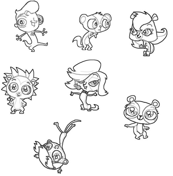 Раскраски для малышей