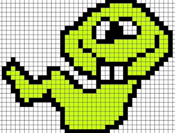 Рисование по клеточкам в тетради сложные