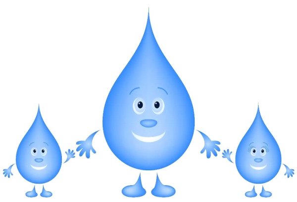 Капельки большие и маленькие