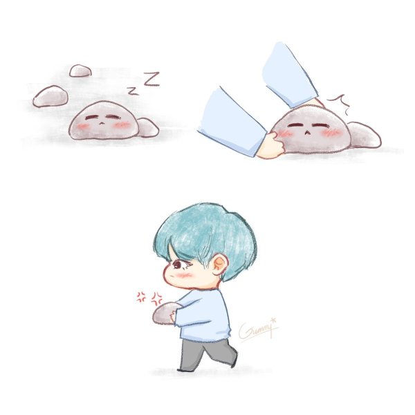 Чиби Тэхен из БТС