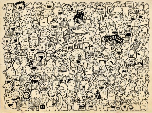 Черно белая обложка