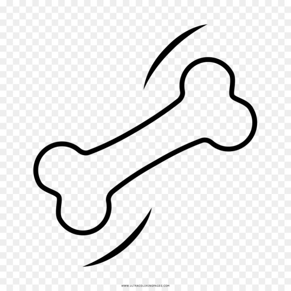 Косточка раскраска