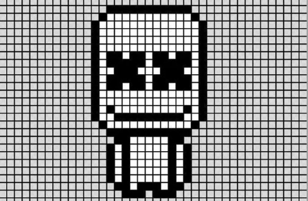 Рисунки в клетку крутые