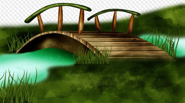 Мостики через речку для детей