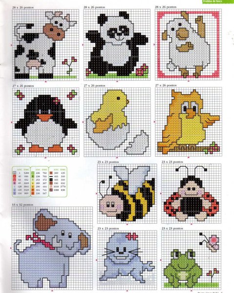 Схемы для вышивания крестиком