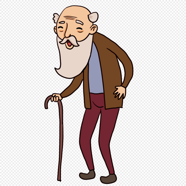 Старик мультяшный
