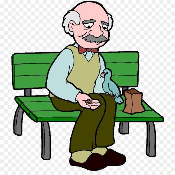 Мультяшный дед