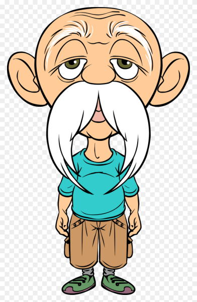 Старик мультяшный