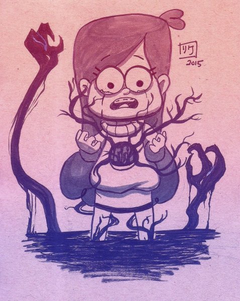 Гравити Фолз не зарисованную