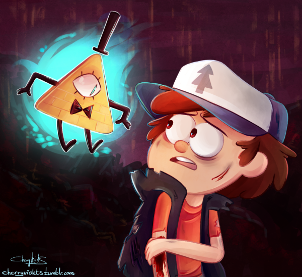 Герои Гравити Фолз сахарная печать