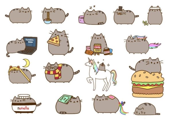 Кот Pusheen