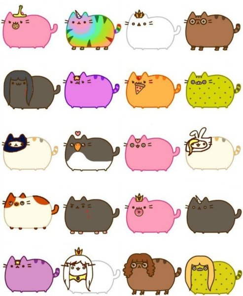 Наклейки с Пушином