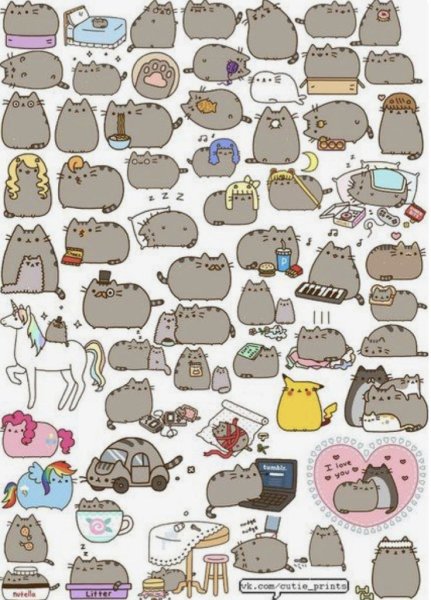 Кот Пушин в виде животных