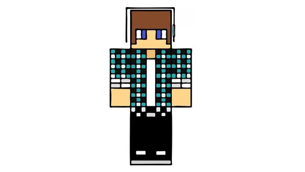 Рисунок Райма из МАЙНКРАФТА