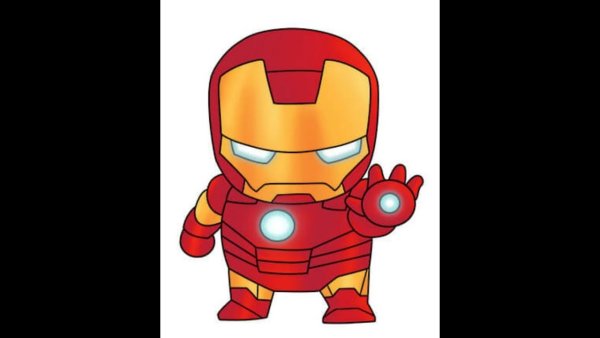 Железный человек рисунок