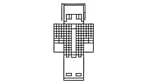 Раскраска компот из МАЙНКРАФТА