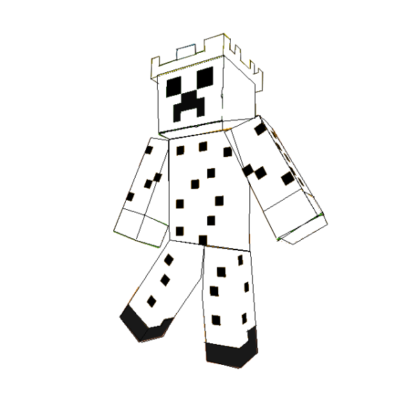 Скин КРИПЕР раскраска